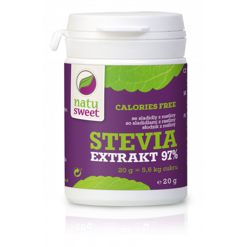 Stevia - čistý extrakt 97% 20g Natusweet